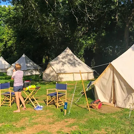 Lodg'ing Nature Camp Anjou אוהל מפואר Sainte-Gemme-sur-Loire