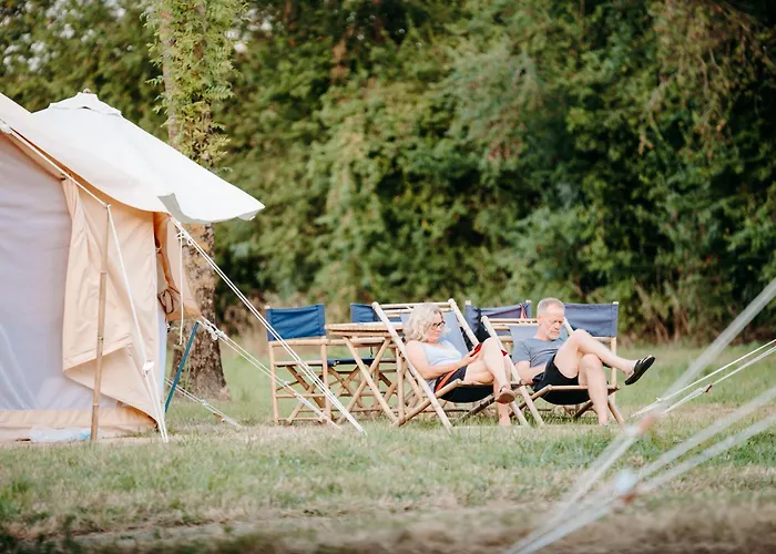 Lodg'ing Nature Camp Anjou Tente de luxe Sainte-Gemme-sur-Loire