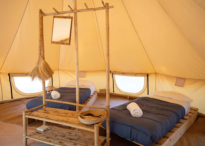 Tente de luxe Lodg'ing Nature Camp Anjou Sainte-Gemme-sur-Loire